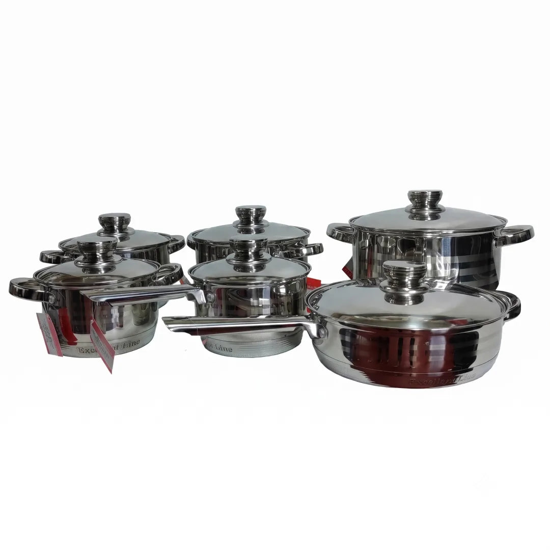 Excellent Line Jumbo set lonaca 12 delova EL-12MPS