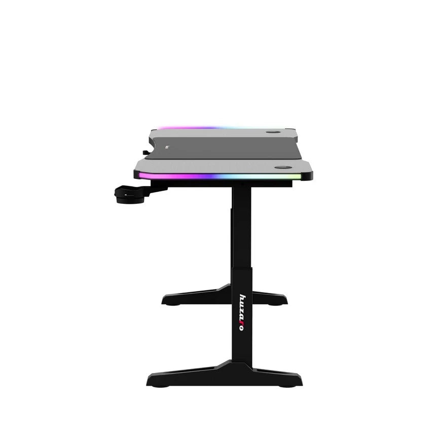 Huzaro Hero 4.6 Crni RGB Podesivi Gaming sto 160x60 cm