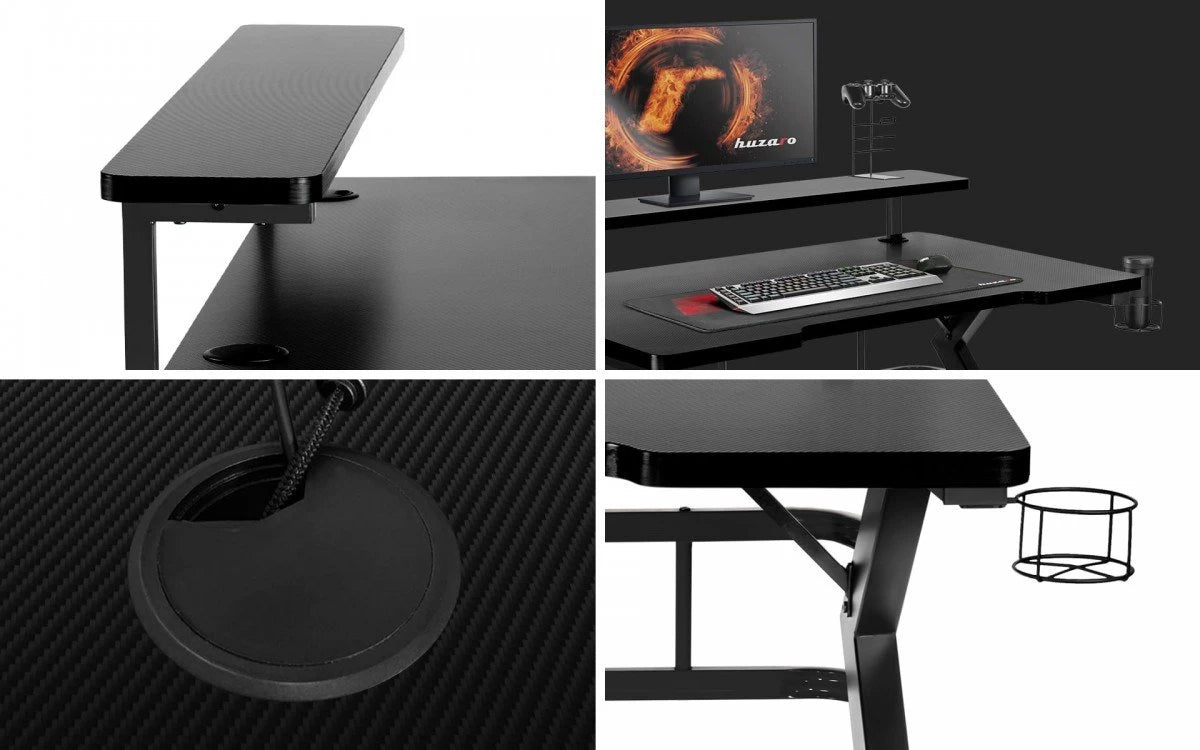 Huzaro Hero 5 Crni Gaming sto 120x60x69,5 cm
