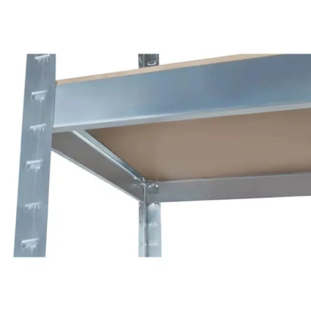 Pocinkovana metalna polica 220 × 100 × 45 cm – 5 nivoa