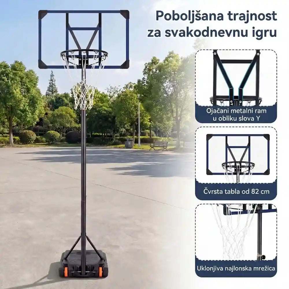 Sportivo Koš podesive visine 206–273 cm
