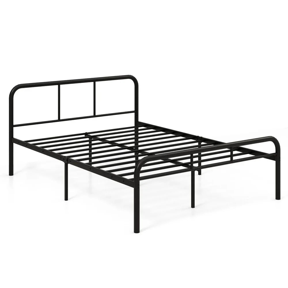 Domaro Metalni Krevet sa Uzglavljem 140x190 cm