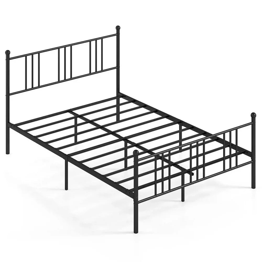 Domaro Metalni Krevet sa Uzglavljem 140x200 cm