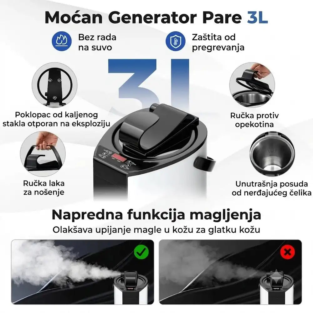 Prenosiva Parna Sauna za 1 Osobu sa Masažerom