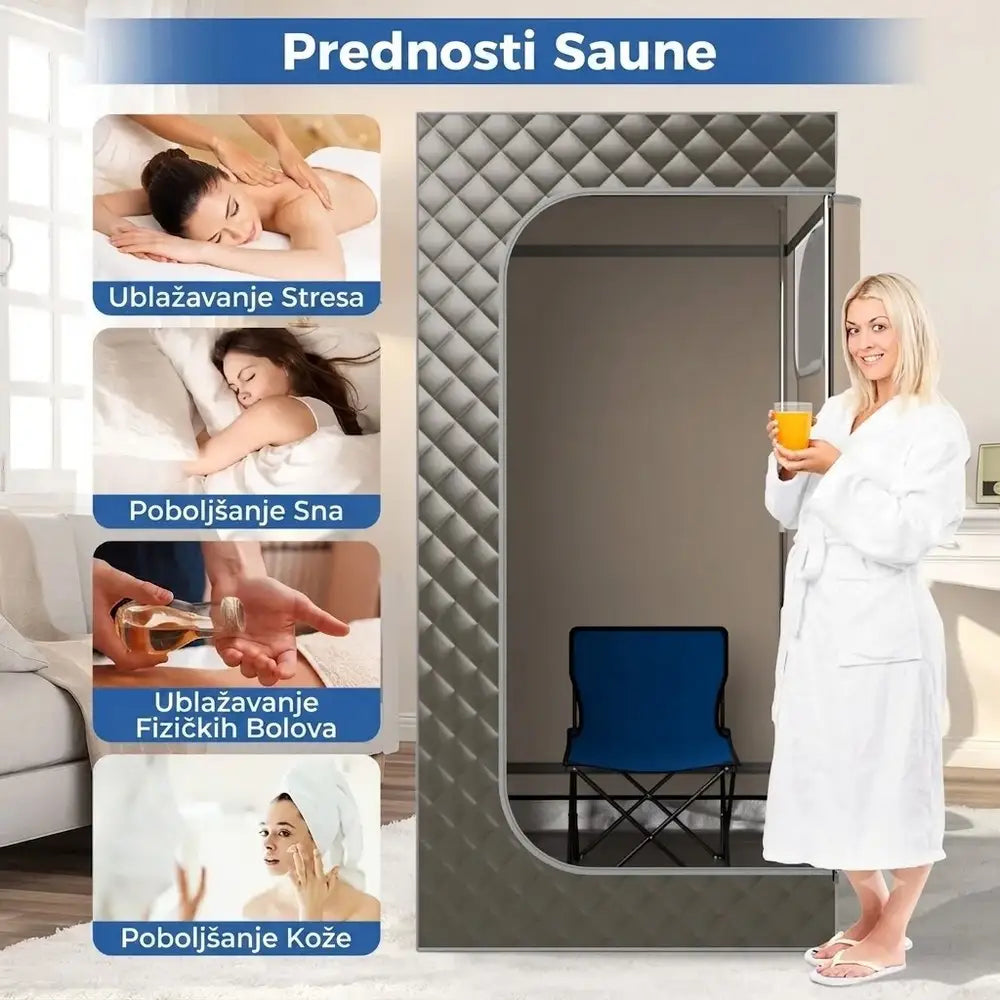 Prenosiva Parna Sauna za 1 Osobu sa Masažerom