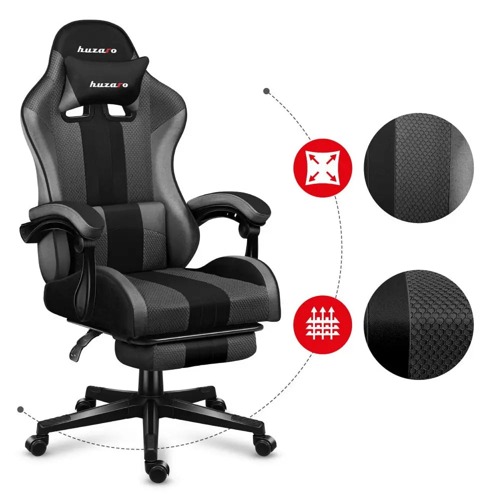 Huzaro Force 4.7 Siva Mesh Gaming stolica