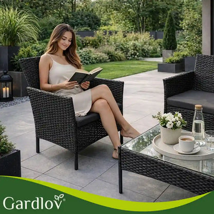 Gardlov baštenski set – dvosed, 2 fotelje i sto