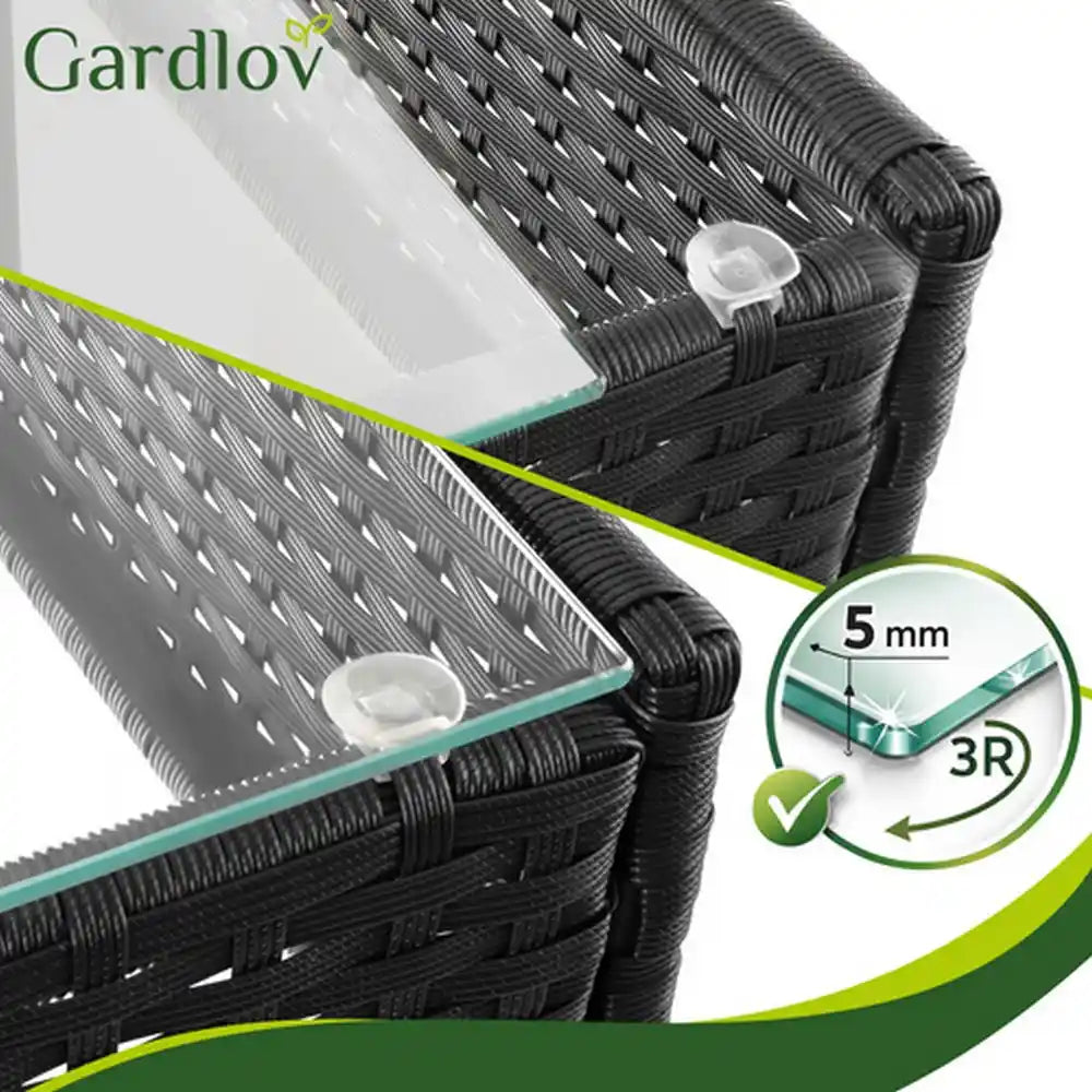 Gardlov baštenski set – dvosed, 2 fotelje i sto