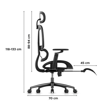 Huzaro Combat 7.9 Crna Gaming stolica