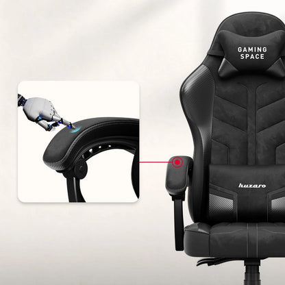 Huzaro Force 2.7 Crna Carbon Gaming stolica
