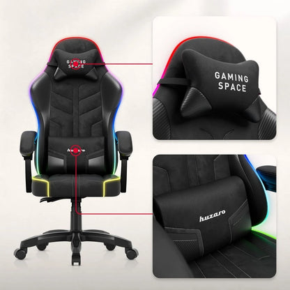 Huzaro Force 2.7 RGB Crna Gaming stolica