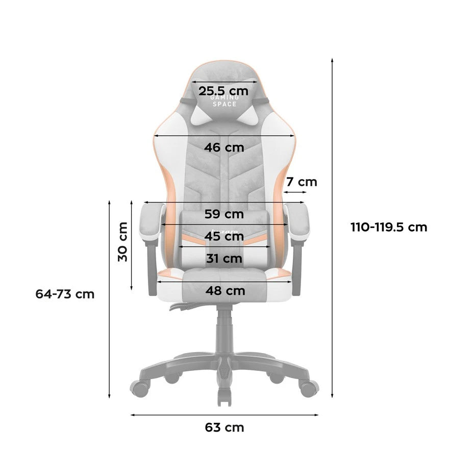 Huzaro Force 2.7 Siva Gaming stolica