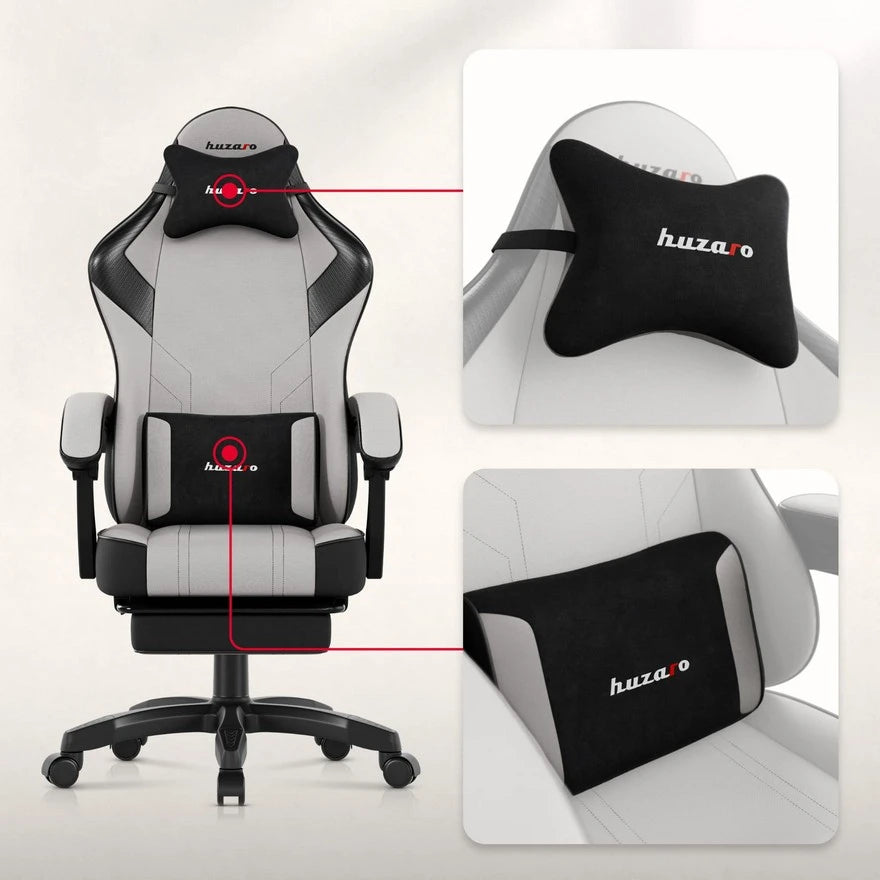 Huzaro Force 3.7 Siva Gaming stolica