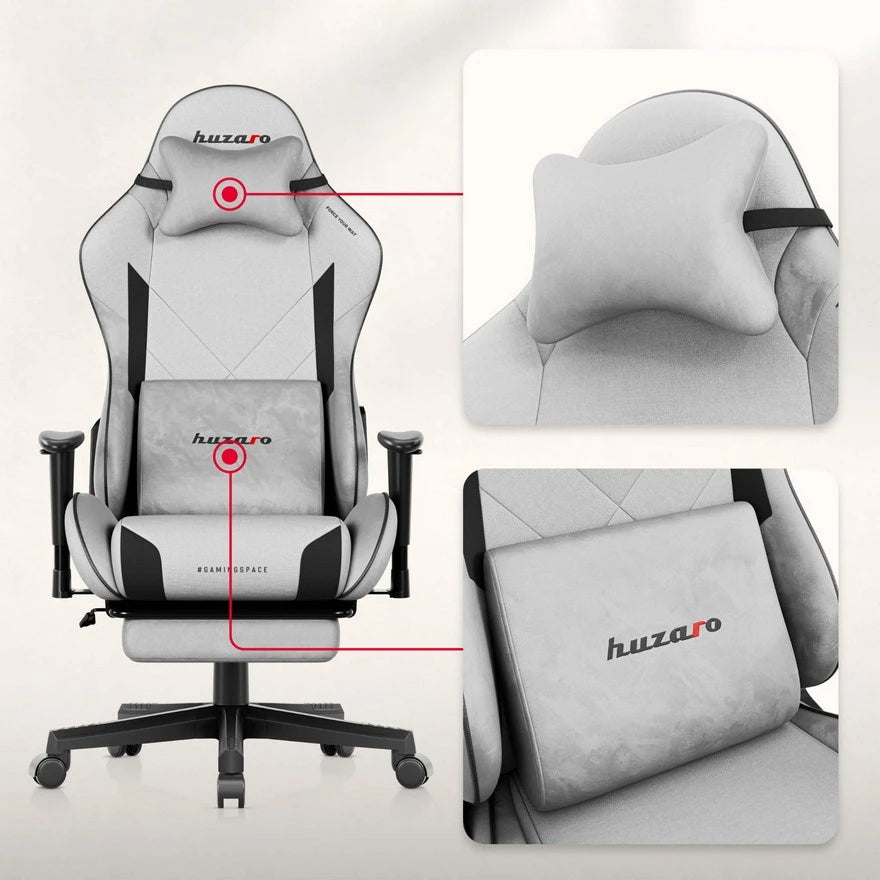 Huzaro Force 5.7 Siva Gaming stolica