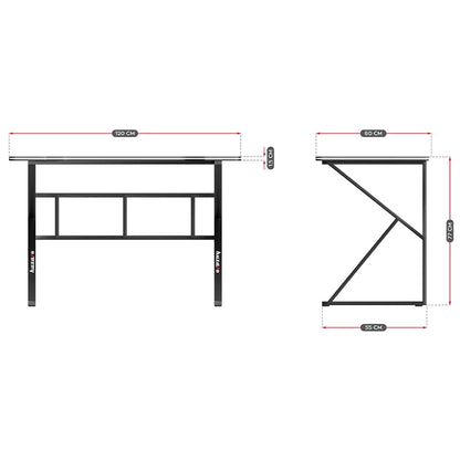 Huzaro Hero 1.6 Crni Gaming sto 120x60x75 cm