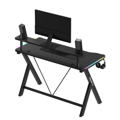 Huzaro Hero 1.9 Crni RGB Gaming sto 120x60 cm