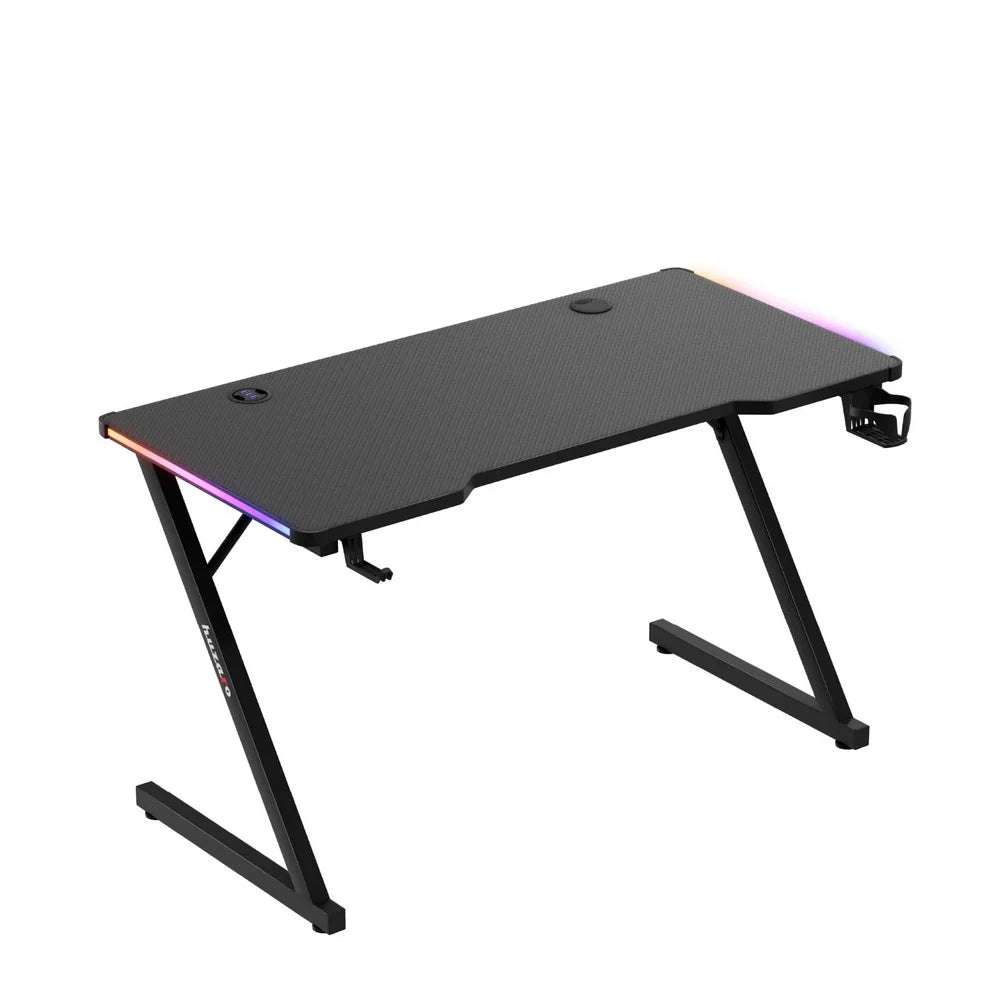 Huzaro Hero 2.5 Crni RGB Gaming sto 120x60x75 cm
