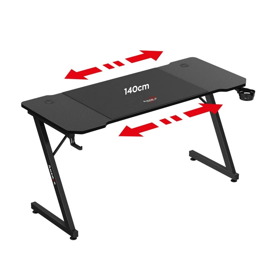 Huzaro Hero 3.3 Crni Gaming sto 140x60 cm