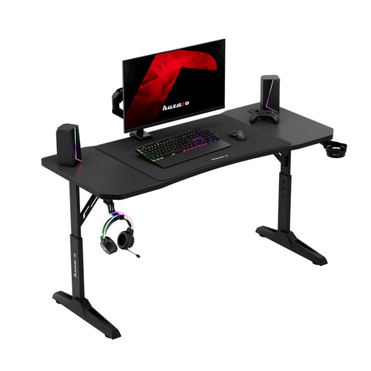 Huzaro Hero 3.6 Crni Podesivi Gaming sto 140x60 cm