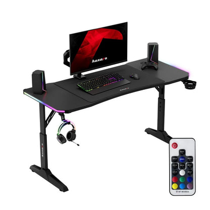 Huzaro Hero 3.6 Crni RGB Podesivi Gaming sto 140x60 cm