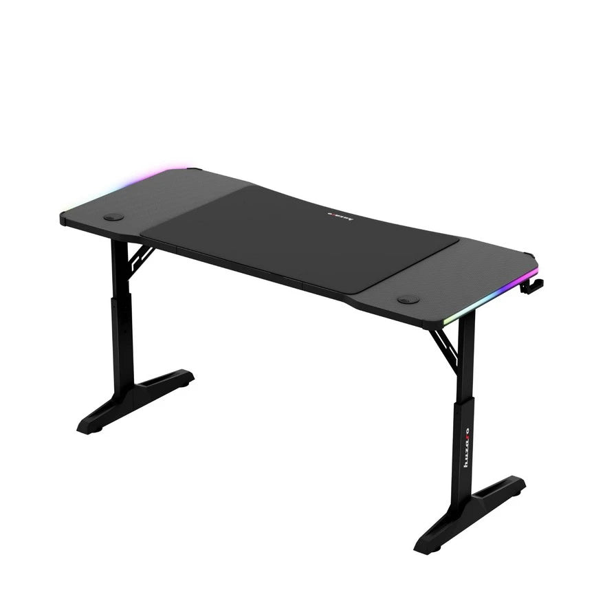 Huzaro Hero 3.6 Crni RGB Podesivi Gaming sto 140x60 cm