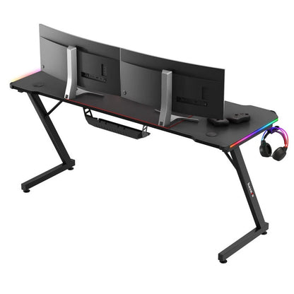 Huzaro Hero 4.8 Crni RGB Gaming sto 160x60 cm