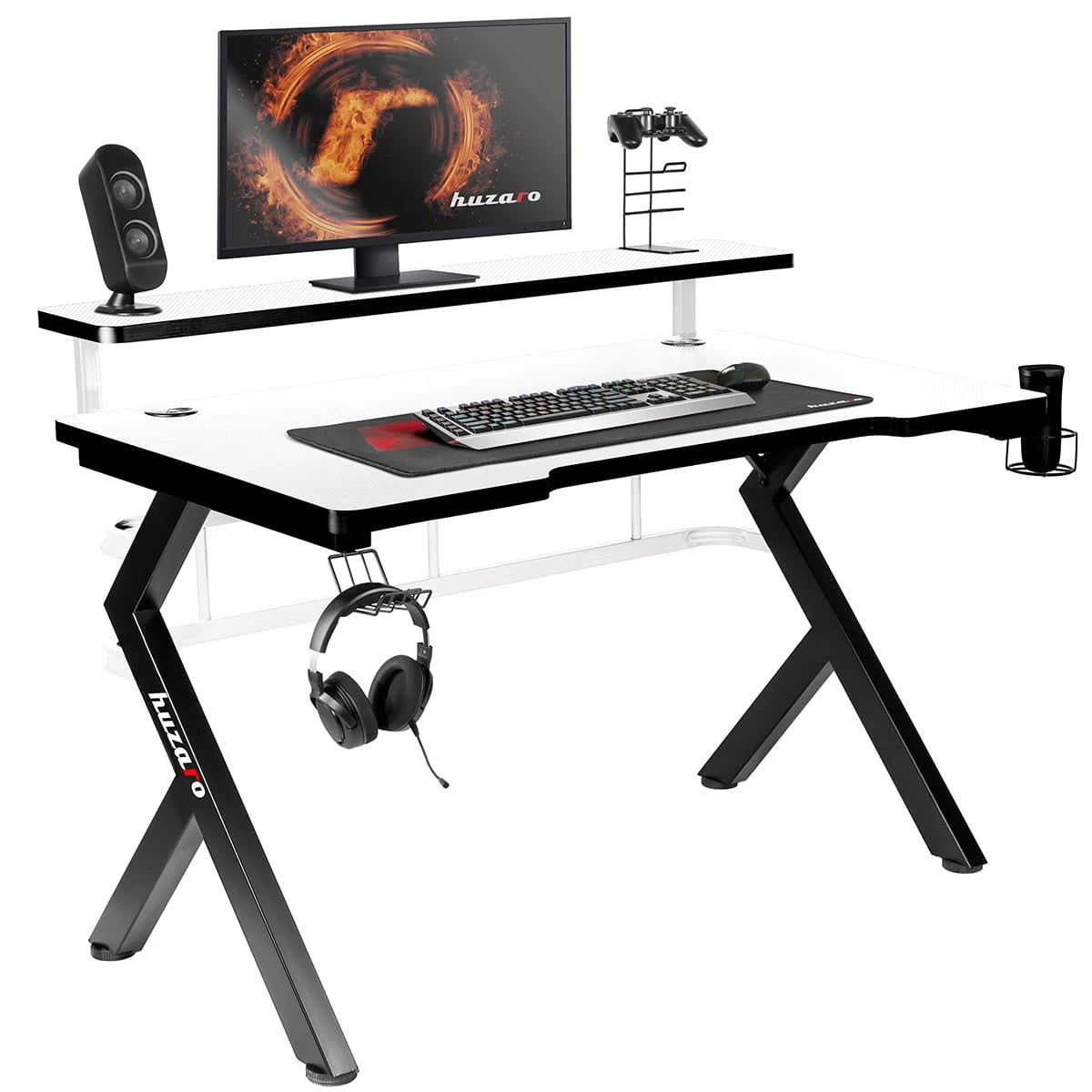 Huzaro Hero 5 Beli Gaming sto 120x60x69,5 cm