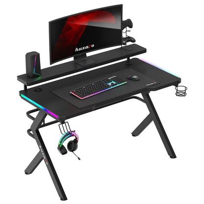 Huzaro Hero 5 RGB Crni Gaming sto 120x60x69,5 cm