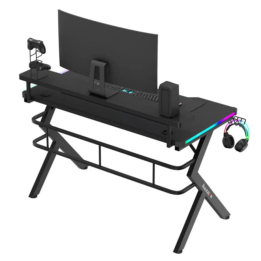 Huzaro Hero 5 RGB Crni Gaming sto 120x60x69,5 cm
