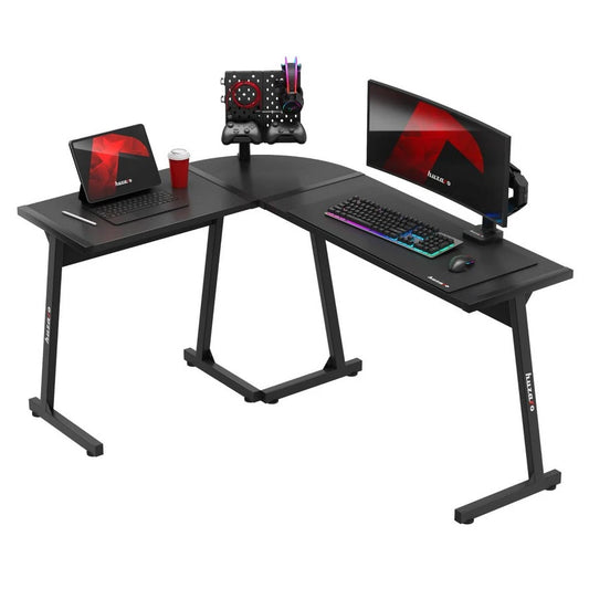 Huzaro Hero 6 Crni Ugaoni Gaming sto 147x112 cm
