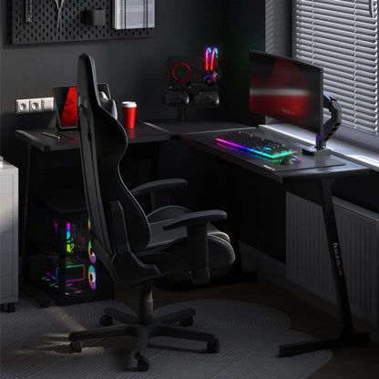Huzaro Hero 6 Crni Ugaoni Gaming sto 147x112 cm