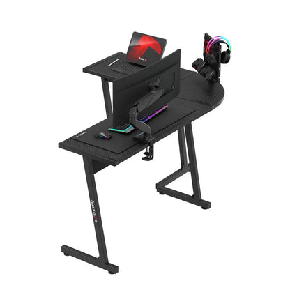 Huzaro Hero 6 Crni Ugaoni Gaming sto 147x112 cm