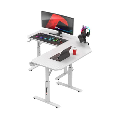 Huzaro Hero 7.3 Beli Podesivi Gaming sto 140x60 cm