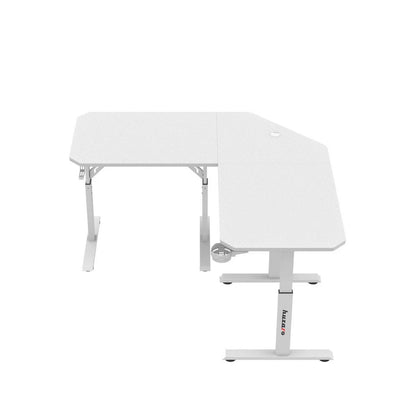 Huzaro Hero 7.3 Beli Podesivi Gaming sto 140x60 cm