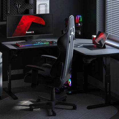 Huzaro Hero 7.3 Crni Podesivi Gaming sto 140x60 cm