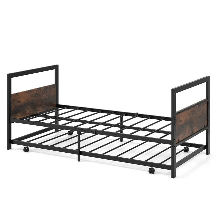 Metalni krevet samac sa pomoćnim krevetom 200x90cm