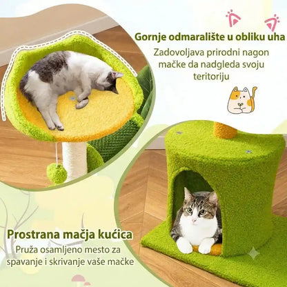 Panama kućica i grebalica za mačke 79 cm