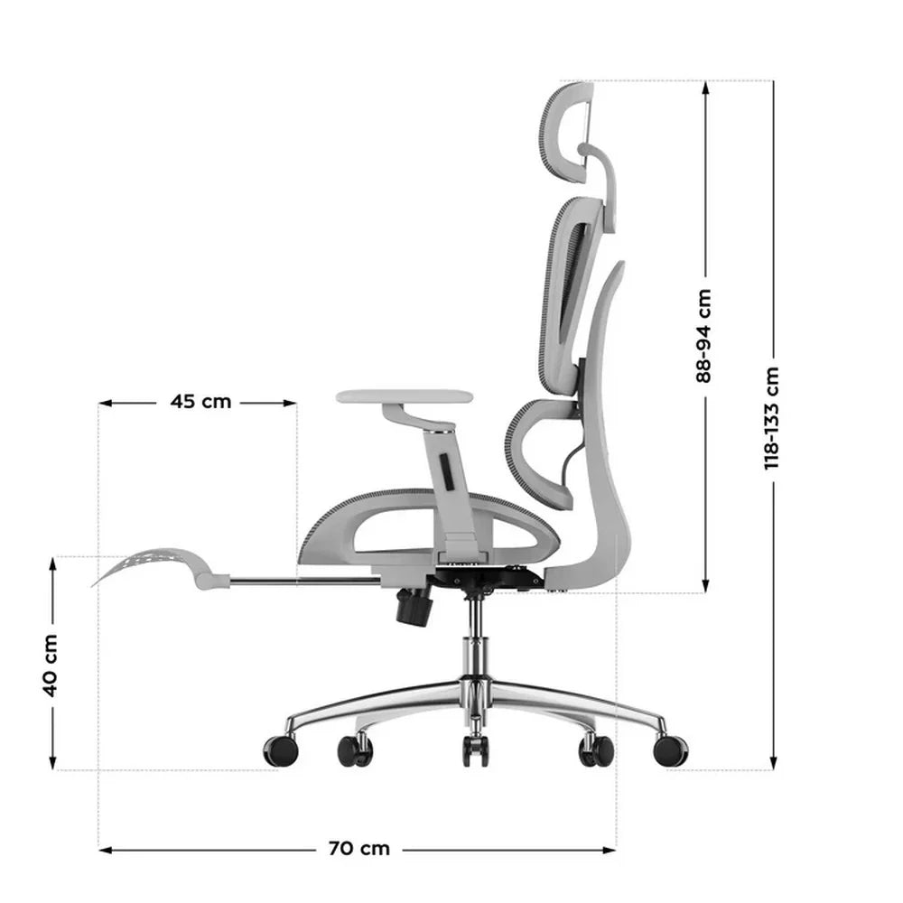 Mark Adler Expert 7.9 siva ergonomska stolica
