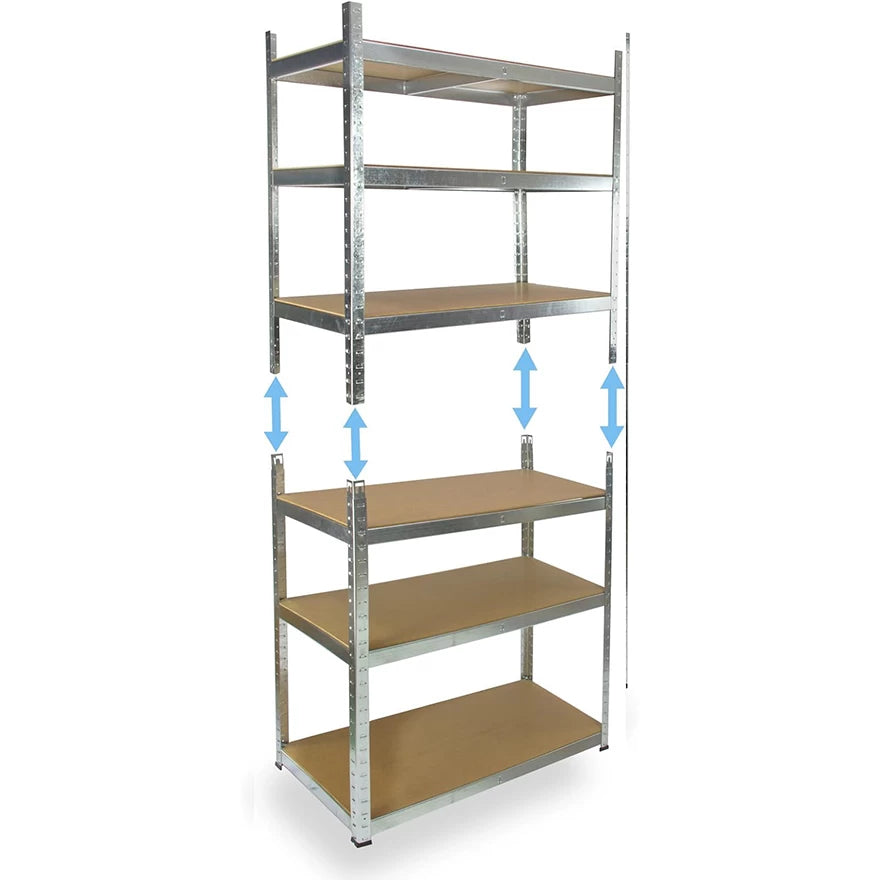 Metalna polica 200 x 90 x 45 cm – 6 nivoa