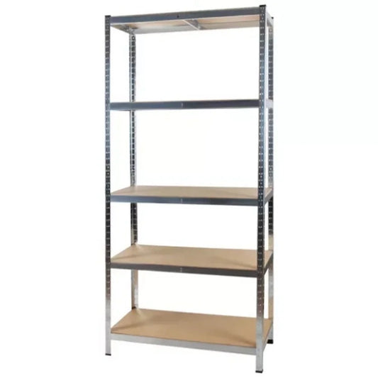 Pocinkovana metalna polica 220 × 100 × 45 cm – 5 nivoa