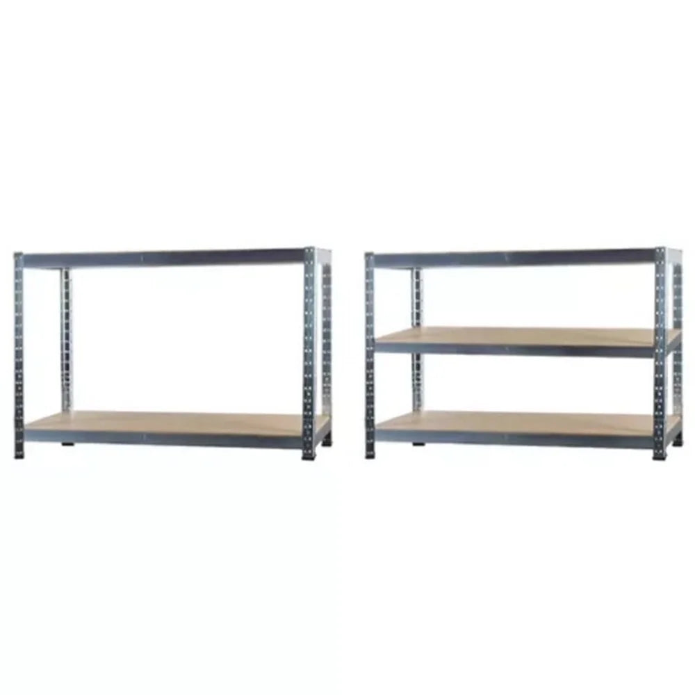 Pocinkovana metalna polica 220 × 100 × 45 cm – 5 nivoa