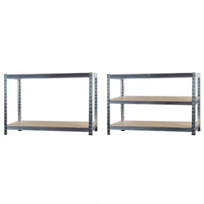 Pocinkovana metalna polica 220 × 100 × 45 cm – 5 nivoa