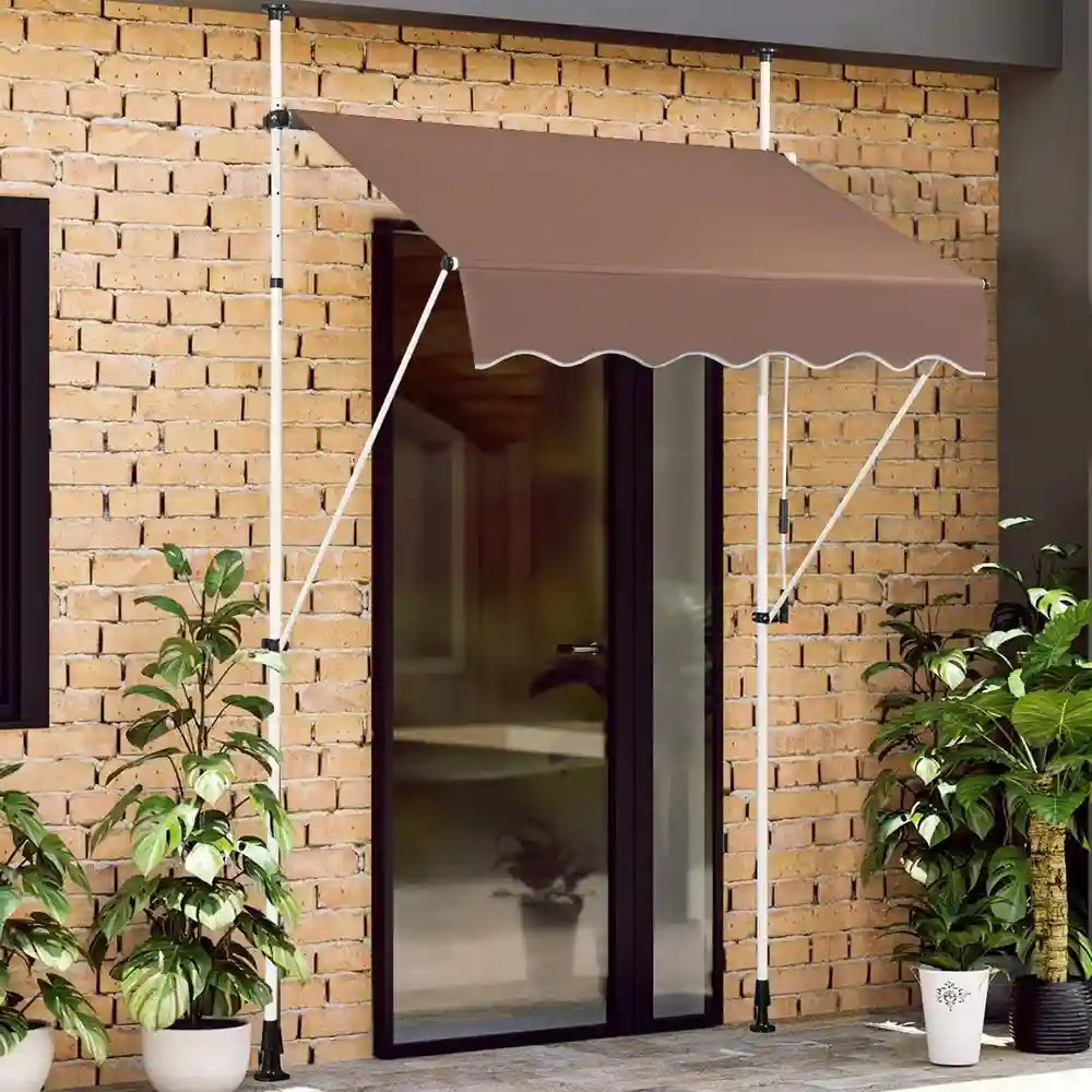 Balkonska tenda 150 x 120 cm Braon