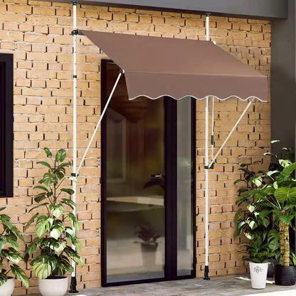 Balkonska tenda 150 x 120 cm Braon