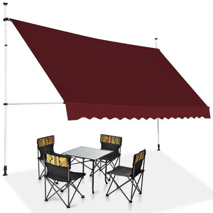 Balkonska tenda 350 x 120 cm Bordo