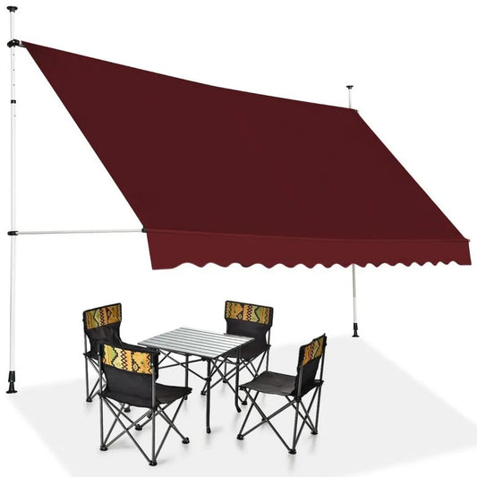 Balkonska tenda 350 x 120 cm Bordo