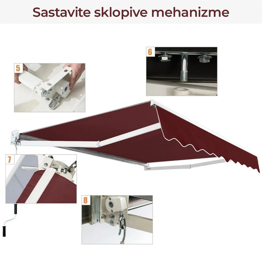 Bordo tenda 250x200 cm