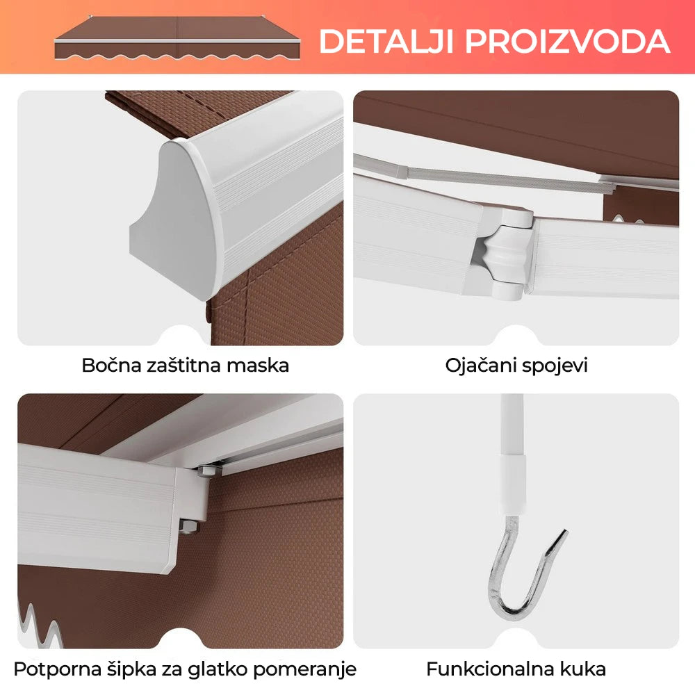 Braon tenda 250x200cm