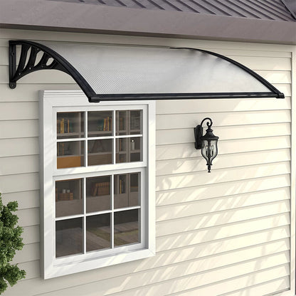PVC nadstrešnica 150 × 100 cm – Providni leksan