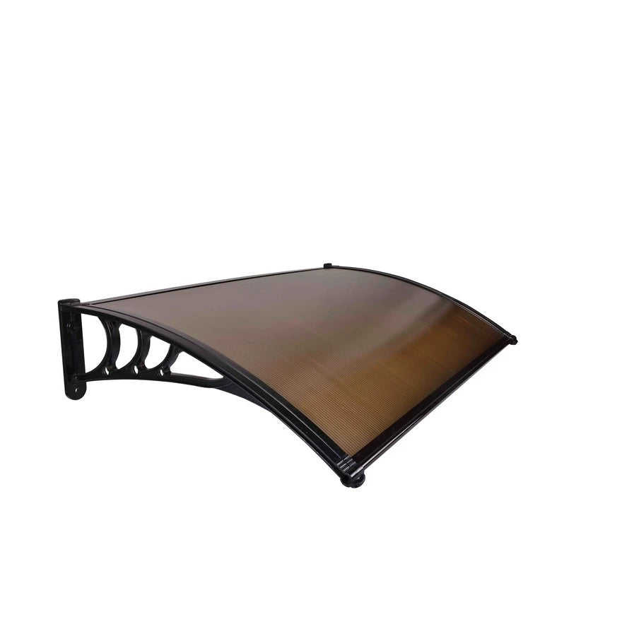 PVC nadstrešnica 150 × 100 cm – Bronzani leksan